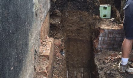 groundworks in progress